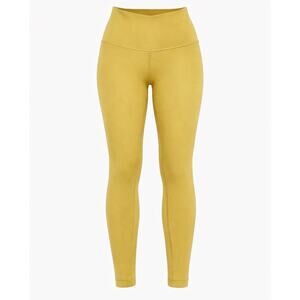 Lululemon Size 2 Yellow High-Rise Leggings Yoga Athletic Stretch